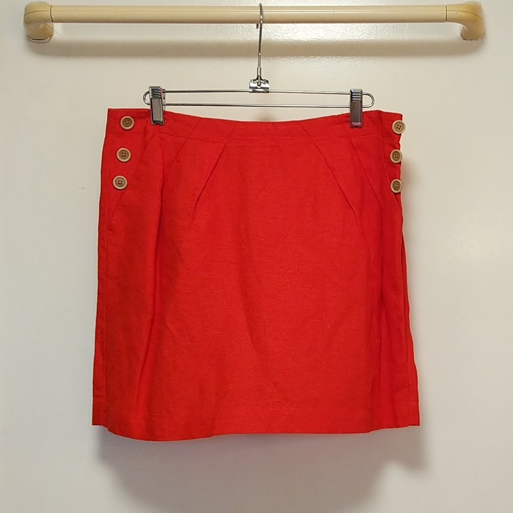 Banana Republic Linen Skirt Size 6